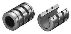 Pacific Bearing - 25mm ID, 1,523 Lb Static Load Capacity, Open Linear Bearing - 40mm OD - Caliber Tooling