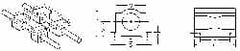 Pacific Bearing - 3/8" ID, 2-3/4" OAL x 0.938" OAH Closed Twin Pillow Block - 2-3/4 Inch Overall Length x 15/16 Inch Overall Height x 1-3/4 Inch Width, - Caliber Tooling