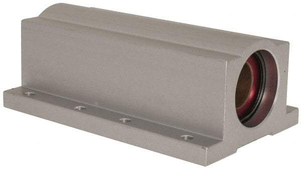 Pacific Bearing - 3/4" ID, 4-1/2" OAL x 1-3/4" OAH Closed Twin Pillow Block - 4-1/2 Inch Overall Length x 1-3/4 Inch Overall Height x 2-3/4 Inch Width, - Caliber Tooling