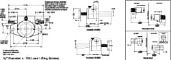 Duff-Norton - 1/2 Ton Capacity, 12" Lift Height, Inverted Mechanical Screw Actuator - Top Plate - Caliber Tooling