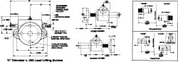 Duff-Norton - 1 Ton Capacity, 18" Lift Height, Inverted Mechanical Screw Actuator - Threaded End - Caliber Tooling