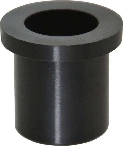 Poly Hi Solidur - 5/8" Inside x 13/16" Outside Diam, Nylon Sleeve Bearing - 1-1/16" Outside Diam, 5/32" Flange Thickness, 1" OAL - Caliber Tooling