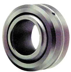 Made in USA - 9/16" Bore Diam, 23,200 Lb Dynamic Capacity, 9/16" Wide, Ball-Joint Spherical Plain Bearing - 1-3/32" OD - Caliber Tooling