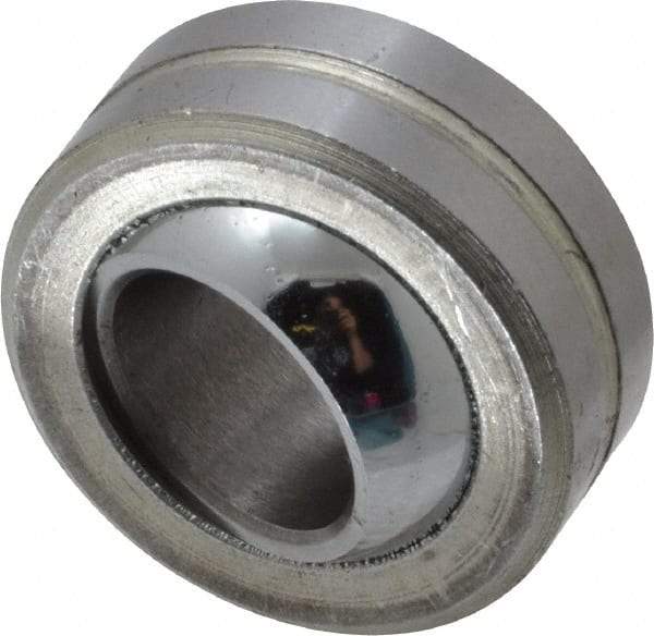 Made in USA - 1/2" Bore Diam, 13,250 Lb Dynamic Capacity, 1/2" Wide, Ball-Joint Spherical Plain Bearing - 1" OD - Caliber Tooling