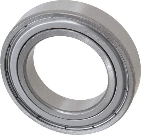 Tritan - 45mm Bore Diam, 75mm OD, Double Shield Deep Groove Radial Ball Bearing - 16mm Wide, 1 Row, Round Bore, 3,400 Lb Static Capacity, 4,720 Lb Dynamic Capacity - Caliber Tooling