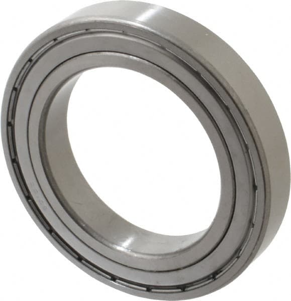 Tritan - 75mm Bore Diam, 115mm OD, Double Shield Deep Groove Radial Ball Bearing - 20mm Wide, 1 Row, Round Bore, 7,550 Lb Static Capacity, 8,890 Lb Dynamic Capacity - Caliber Tooling