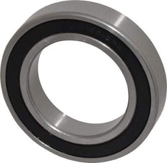 Tritan - 50mm Bore Diam, 80mm OD, Double Seal Deep Groove Radial Ball Bearing - 16mm Wide, 1 Row, Round Bore, 3,700 Lb Static Capacity, 4,900 Lb Dynamic Capacity - Caliber Tooling