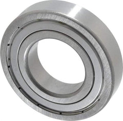 Tritan - 40mm Bore Diam, 80mm OD, Double Shield Deep Groove Radial Ball Bearing - 18mm Wide, 1 Row, Round Bore, 4,000 Lb Static Capacity, 6,500 Lb Dynamic Capacity - Caliber Tooling