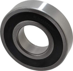 Tritan - 45mm Bore Diam, 100mm OD, Double Seal Deep Groove Radial Ball Bearing - 25mm Wide, 1 Row, Round Bore, 7,200 Lb Static Capacity, 11,900 Lb Dynamic Capacity - Caliber Tooling