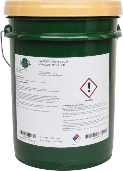 Oak Signature - Oakflo DSS 700B, 5 Gal Pail Cutting & Grinding Fluid - Semisynthetic - Caliber Tooling