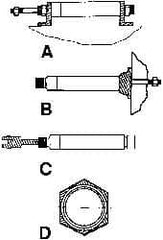 ARO/Ingersoll-Rand - Air Cylinder L Bracket - For 2-1/2" Air Cylinders, Use with ARO Economair Cylinders - Caliber Tooling