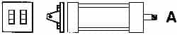 ARO/Ingersoll-Rand - Air Cylinder MP2 Clevis Rear Mount Kit - For 2" Air Cylinders, Use with Provenair Series - Caliber Tooling