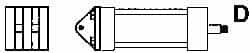 ARO/Ingersoll-Rand - Air Cylinder MP1 Fixed Clevis Mount Kit - For 3-1/4" Air Cylinders, Use with Provenair Series - Caliber Tooling