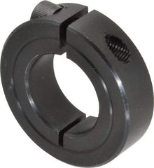 Climax Metal Products - 15/16" Bore, Steel, One Piece One Piece Split Shaft Collar - 1-3/4" Outside Diam, 1/2" Wide - Caliber Tooling