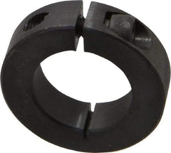 Climax Metal Products - 1-1/8" Bore, Steel, One Piece Clamp Collar - 1-7/8" Outside Diam, 1/2" Wide - Caliber Tooling