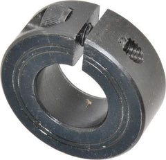 Climax Metal Products - 20mm Bore, Steel, One Piece Clamp Collar - 1-5/8" Outside Diam - Caliber Tooling