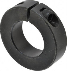 Climax Metal Products - 30mm Bore, Steel, One Piece Clamp Collar - 2-1/8" Outside Diam - Caliber Tooling