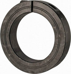 Climax Metal Products - 60mm Bore, Steel, One Piece Clamp Collar - 3-1/2" Outside Diam - Caliber Tooling