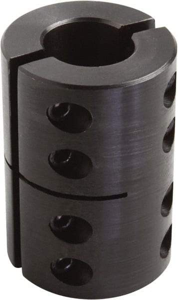 Climax Metal Products - 3/4" Inside x 1-3/4" Outside Diam, Two Piece Rigid Coupling without Keyway - 2-5/8" Long - Caliber Tooling