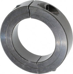 Climax Metal Products - 1-7/16" Bore, Steel, Two Piece Shaft Collar - 2-1/4" Outside Diam, 9/16" Wide - Caliber Tooling