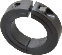 Climax Metal Products - 1-1/2" Bore, Steel, Two Piece Shaft Collar - 2-3/8" Outside Diam, 9/16" Wide - Caliber Tooling