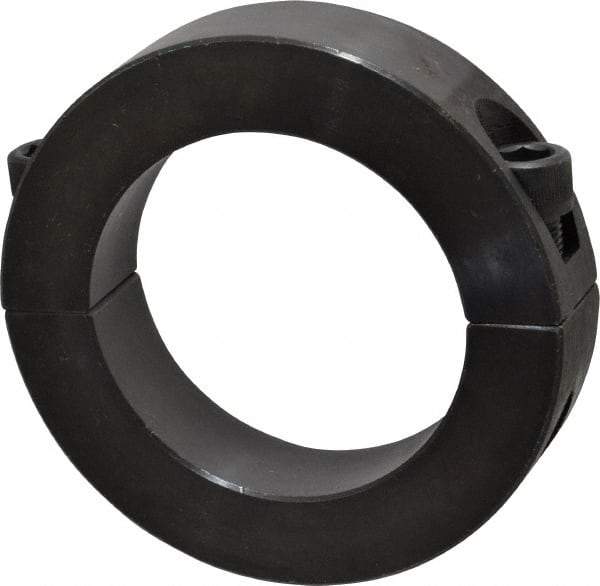 Climax Metal Products - 2-1/2" Bore, Steel, Two Piece Shaft Collar - 3-3/4" Outside Diam, 7/8" Wide - Caliber Tooling