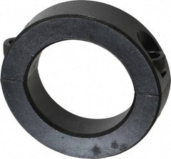 Climax Metal Products - 40mm Bore, Steel, Two Piece Shaft Collar - 2-3/8" Outside Diam - Caliber Tooling