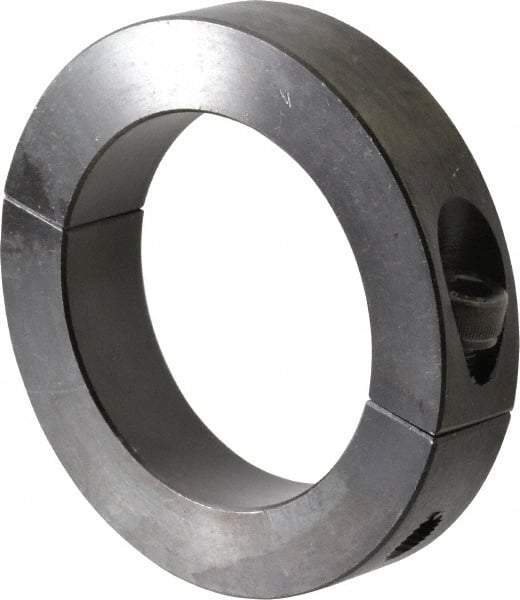 Climax Metal Products - 65mm Bore, Steel, Two Piece Shaft Collar - 3-3/4" Outside Diam - Caliber Tooling