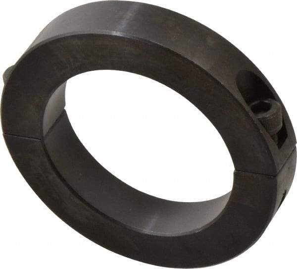 Climax Metal Products - 70mm Bore, Steel, Two Piece Shaft Collar - 4" Outside Diam - Caliber Tooling