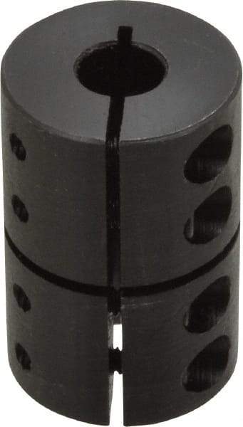 Climax Metal Products - 3/8" Inside x 1-1/16" Outside Diam, Rigid Coupling without Keyway - 1-5/8" Long - Caliber Tooling