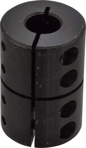 Climax Metal Products - 1/2" Inside x 1-1/4" Outside Diam, Rigid Coupling without Keyway - 1-7/8" Long - Caliber Tooling