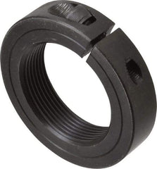 Climax Metal Products - 2-12 Thread, Steel, One Piece Threaded Shaft Collar - 3" Outside Diam, 11/16" Wide - Caliber Tooling