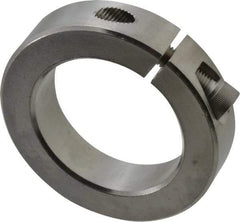 Climax Metal Products - 2" Bore, Stainless Steel, One Piece Clamp Collar - 3" Outside Diam, 11/16" Wide - Caliber Tooling