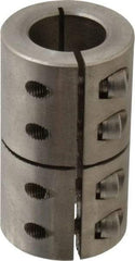 Climax Metal Products - 1" Inside x 1-3/4" Outside Diam, One Piece Split Clamping Collar - 3" Long - Caliber Tooling