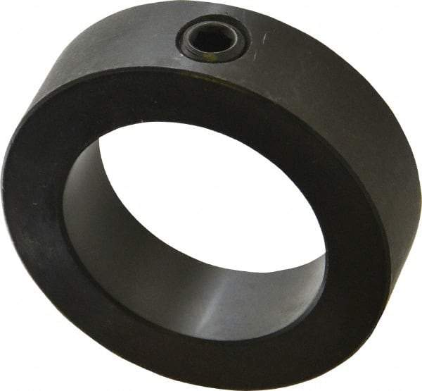 Climax Metal Products - 2" Bore, Steel, Set Screw Shaft Collar - 3" Outside Diam, 7/8" Wide - Caliber Tooling