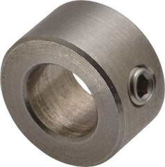 Climax Metal Products - 12mm Bore, Stainless Steel, Set Screw Shaft Collar - 7/8" Outside Diam - Caliber Tooling