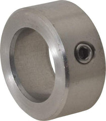 Climax Metal Products - 20mm Bore, Stainless Steel, Set Screw Shaft Collar - 1-1/4" Outside Diam - Caliber Tooling