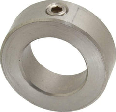 Climax Metal Products - 1-3/16" Bore, Stainless Steel, Set Screw Shaft Collar - 2" Outside Diam, 11/16" Wide - Caliber Tooling