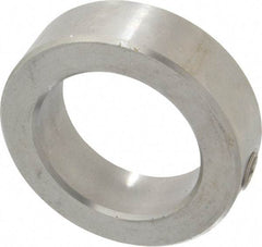 Climax Metal Products - 2" Bore, Stainless Steel, Set Screw Shaft Collar - 3" Outside Diam, 7/8" Wide - Caliber Tooling