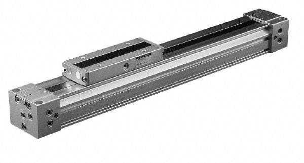 SMC PNEUMATICS - 5" Stroke x 1/4" Bore Double Acting Air Cylinder - 10-32 Port - Caliber Tooling