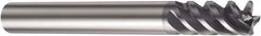 Sandvik Coromant - 5/16", 5/8" LOC, 3/8" Shank Diam, 3-1/2" OAL, 4 Flute, Solid Carbide Square End Mill - Single End, TiAlN Finish, Spiral Flute, 50° Helix, Centercutting, Right Hand Cut, Right Hand Flute, Series CoroMill Plura - Caliber Tooling