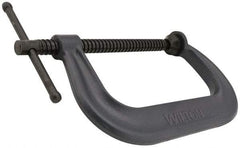 Hargrave - Regular-Duty 2" Max Opening, 2" Throat Depth, Forged Steel Standard C-Clamp - 3,500 Lb Capacity, 0" Min Opening, Extra Deep Throat - Caliber Tooling