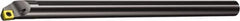 Sandvik Coromant - 30.5mm Min Bore Diam, 12" OAL, 1" Shank Diam, E-SCLC Indexable Boring Bar - CCMT 32.52 Insert, Screw Clamping Holding Method - Caliber Tooling