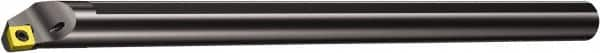 Sandvik Coromant - 23.6mm Min Bore Diam, 10" OAL, 3/4" Shank Diam, E-SCLC Indexable Boring Bar - CCMT 32.52 Insert, Screw Clamping Holding Method - Caliber Tooling