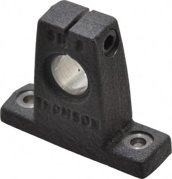 Thomson Industries - 1/2" Diam, Malleable Iron Alloy Shaft Support - Plain Shafting - Caliber Tooling