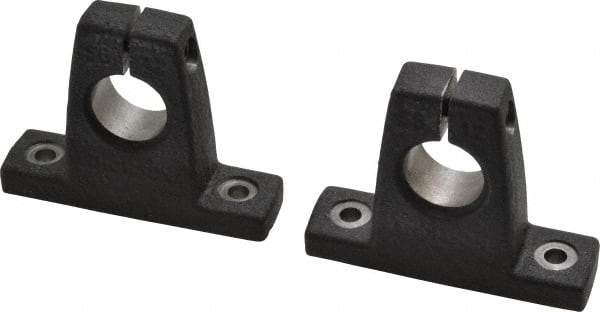 Thomson Industries - 3/4" Diam, Malleable Iron Alloy Shaft Support - Plain Shafting - Caliber Tooling