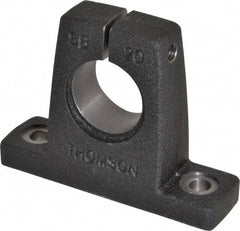 Thomson Industries - 1-1/4" Diam, Malleable Iron Alloy Shaft Support - Plain Shafting - Caliber Tooling