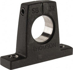 Thomson Industries - 2" Diam, Malleable Iron Alloy Shaft Support - Plain Shafting - Caliber Tooling