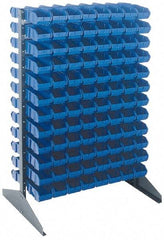 Quantum Storage - 500 Lb Capacity, 24" Deep x 36" Wide x 53" High, Steel Pick Rack - 2 Sides, 92 Yellow Polyethylene/Polypropylene Bins - Caliber Tooling