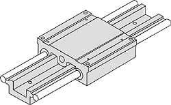 Thomson Industries - Manually Driven Linear Motion System - 24" Long x 2.63" Wide - Caliber Tooling